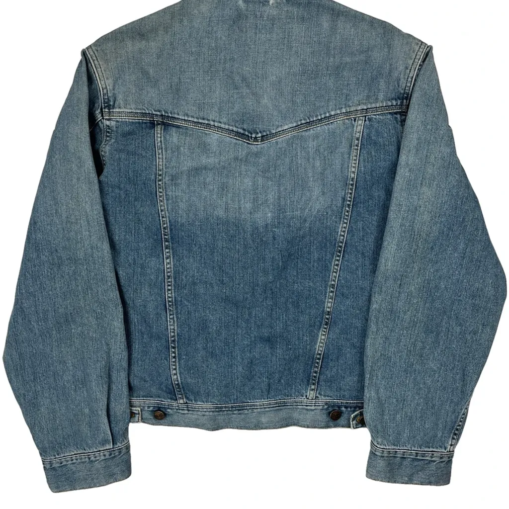 Wrangler Denim Jacket - Large Blue Denim - Image 6