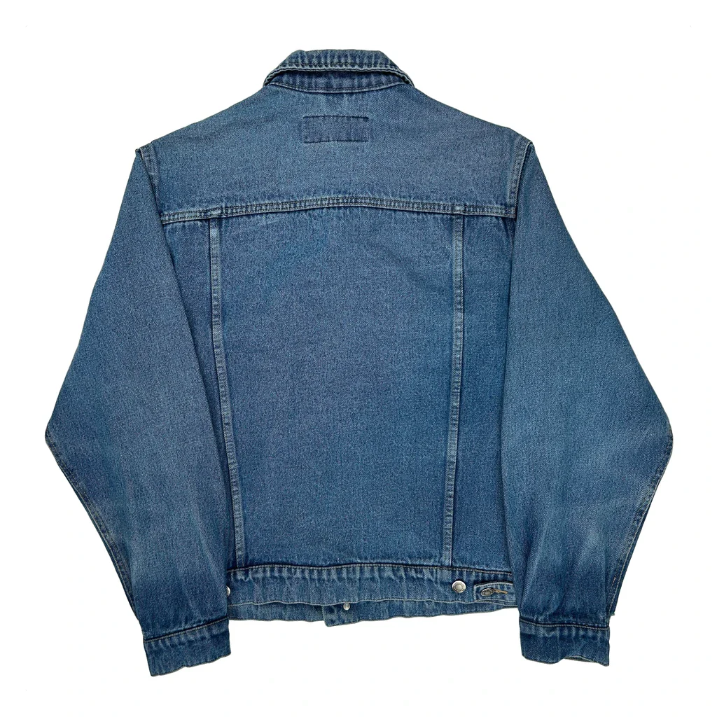 Wrangler Denim Jacket - Medium Blue Cotton - Image 2