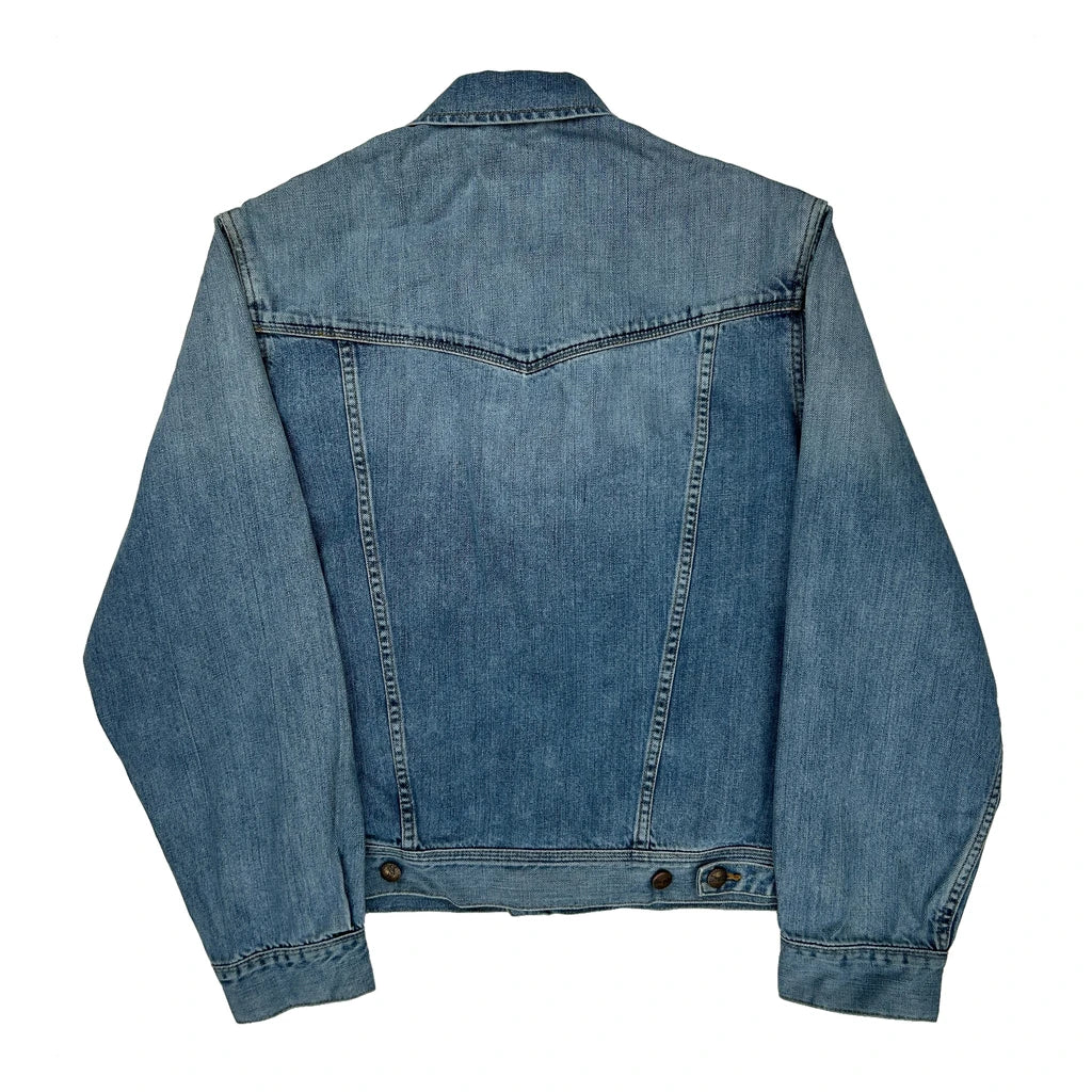 Wrangler Denim Jacket - Medium Blue Denim - Image 2