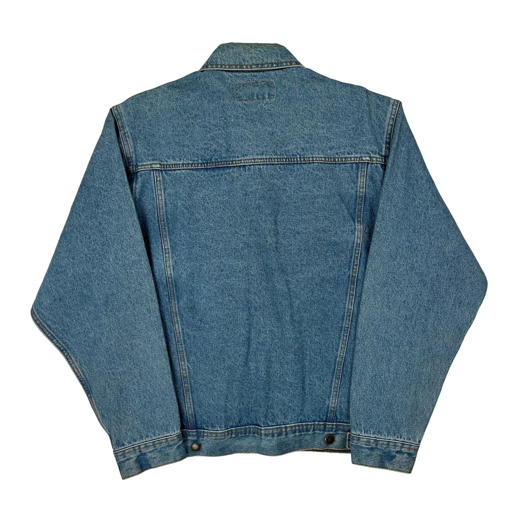 Wrangler Denim Jacket - Medium Blue Cotton - Image 2