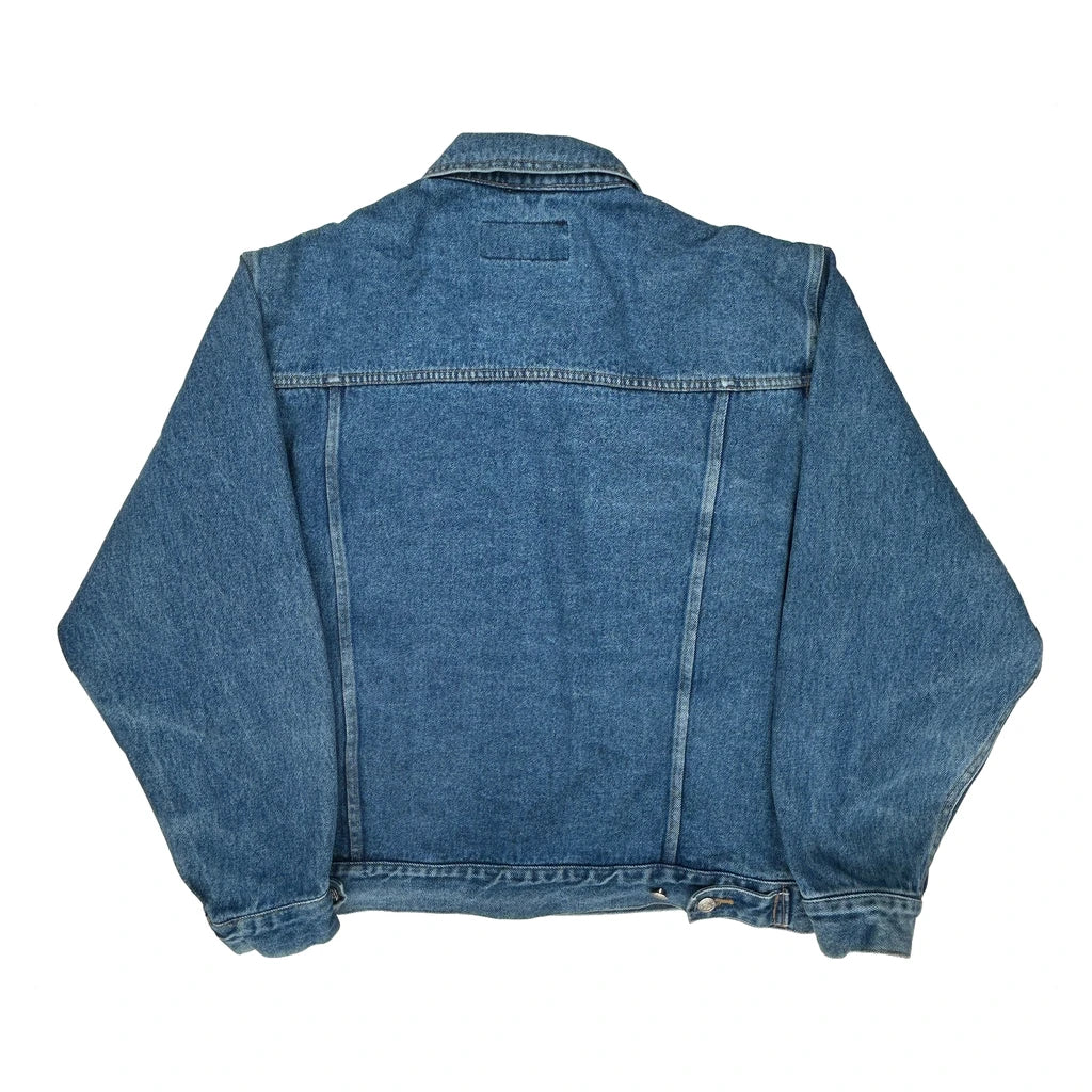 Wrangler Denim Jacket - XL Blue Cotton - Image 2