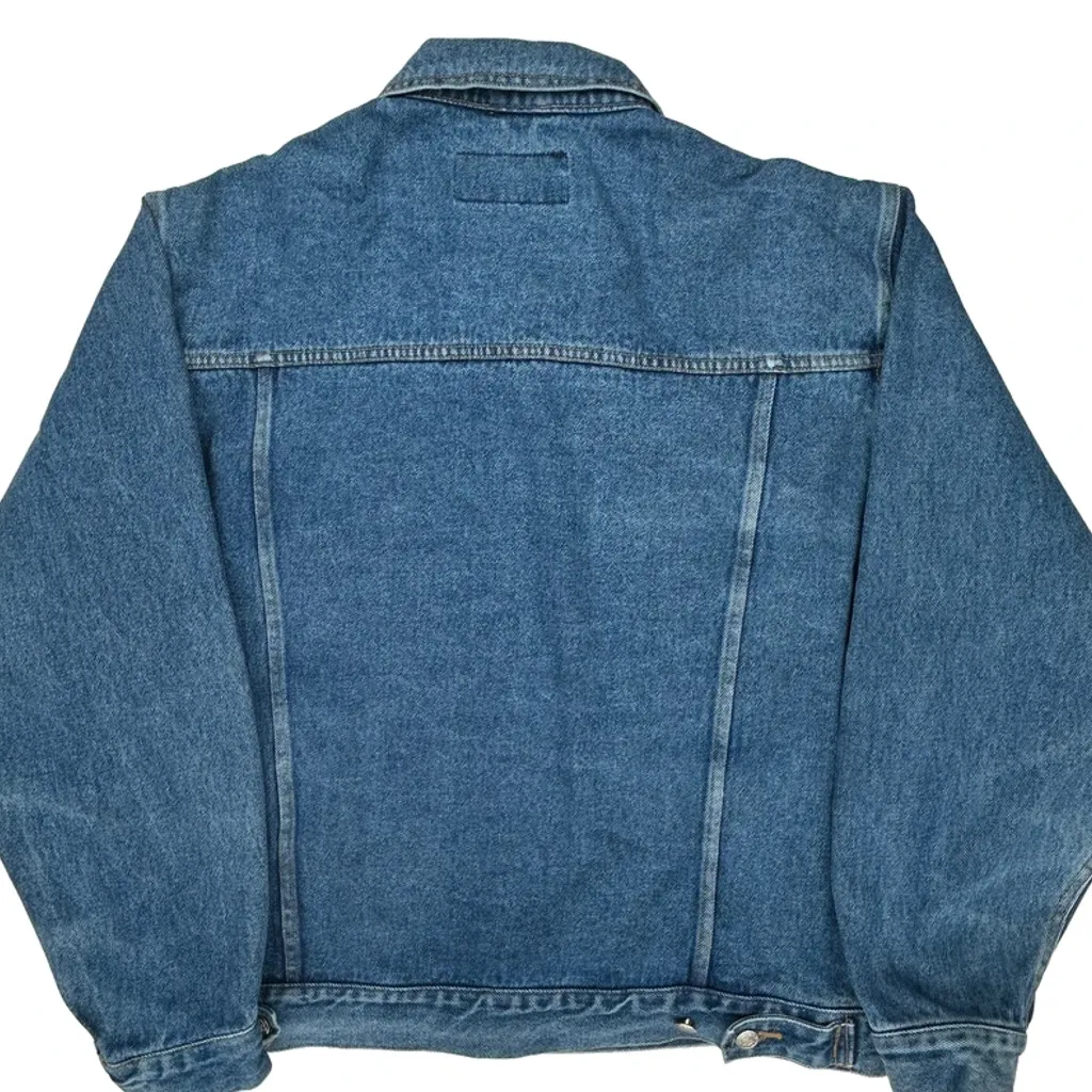 Wrangler Denim Jacket - XL Blue Cotton - Image 6