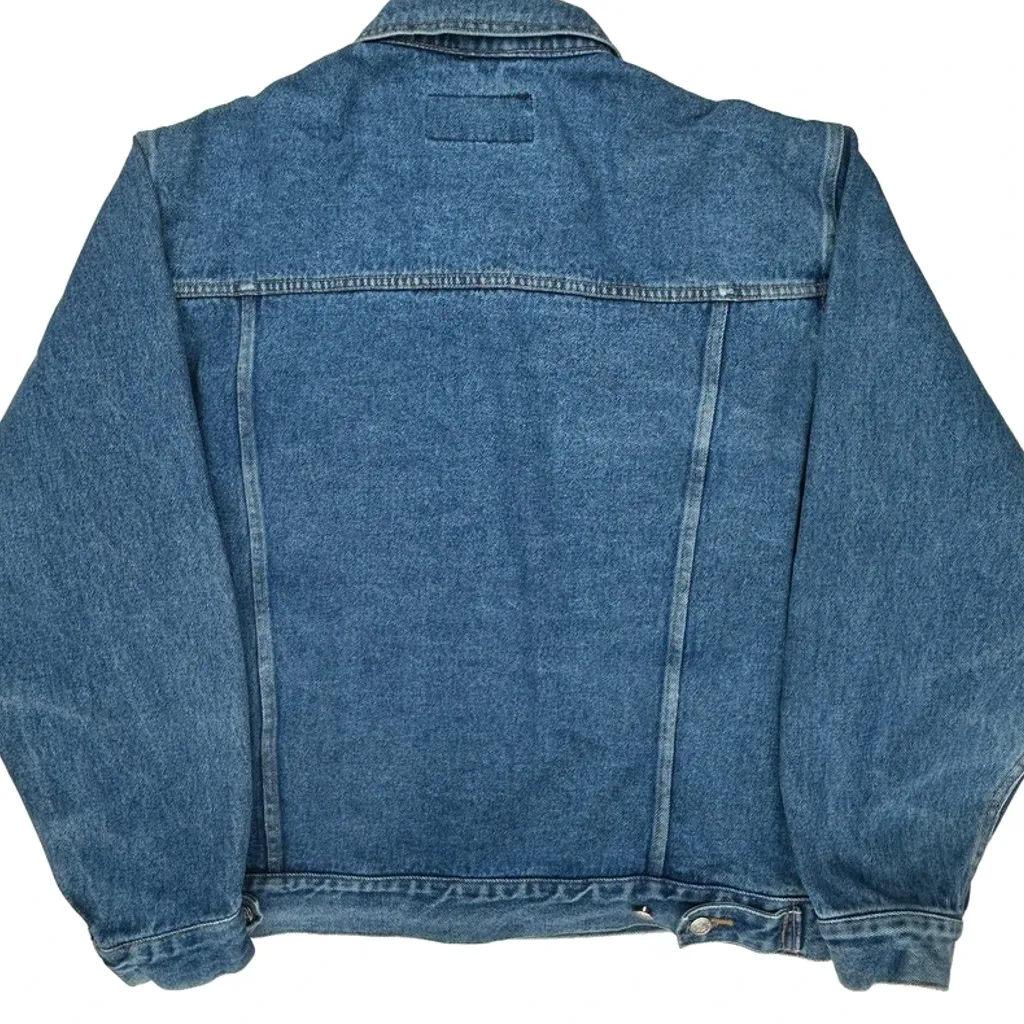 Wrangler Denim Jacket - XL Blue Cotton - Image 7