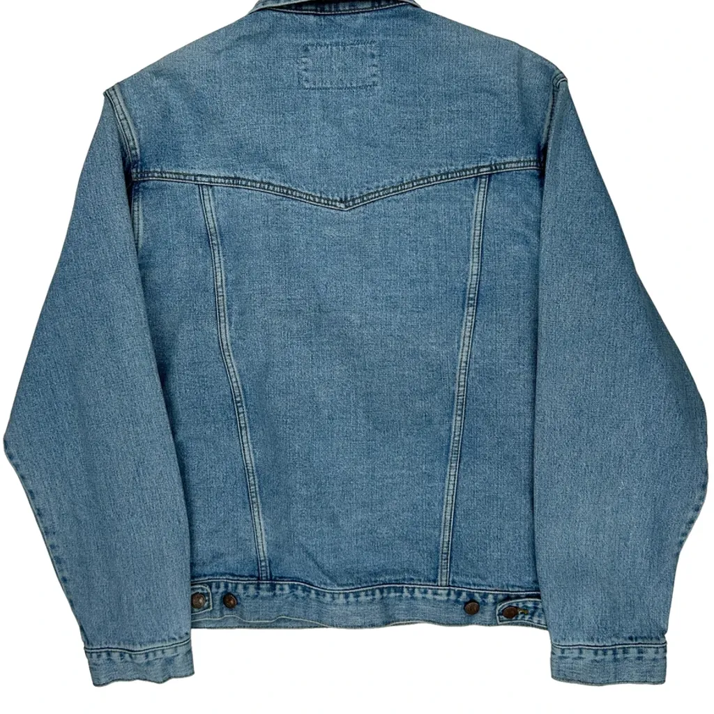 Wrangler Denim Jacket - XL Blue Denim - Image 7
