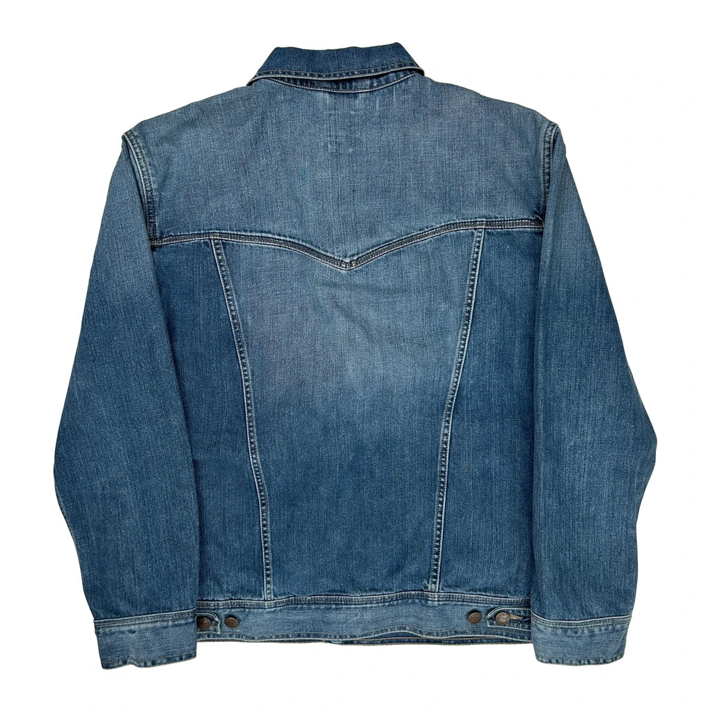 Wrangler Denim Jacket - XL Blue Denim - Image 2
