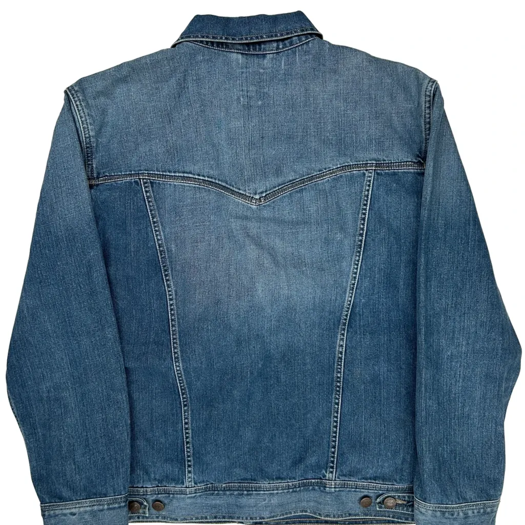 Wrangler Denim Jacket - XL Blue Denim - Image 7