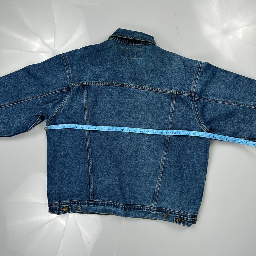 Wrangler Denim Jacket - XL Blue Denim - Image 3