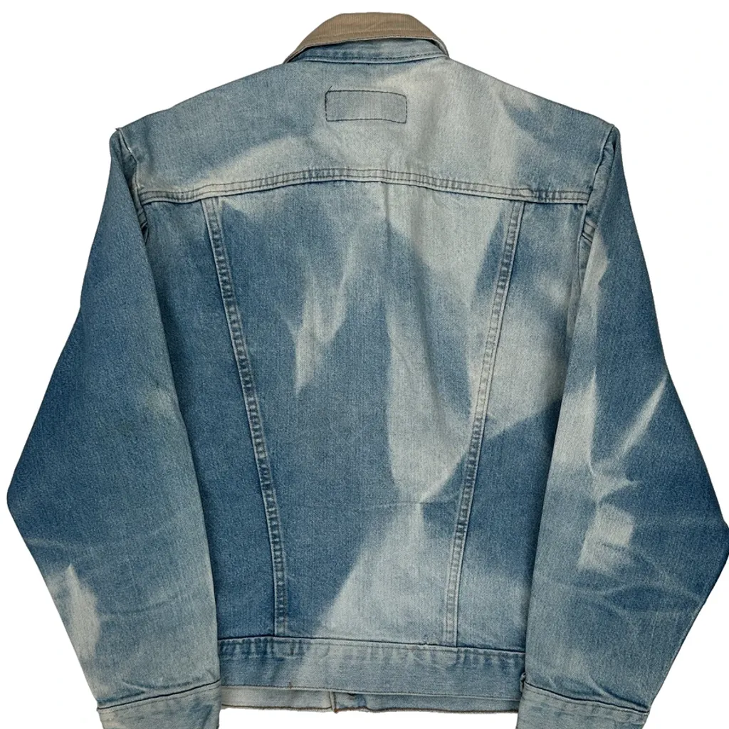 Wrangler Denim Jacket - Large Light Wash Denim - Image 6