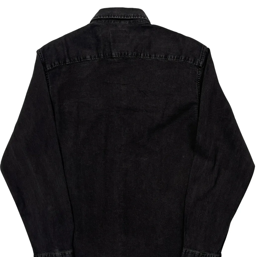 Wrangler Denim Shirt - Medium Black Cotton - Image 6