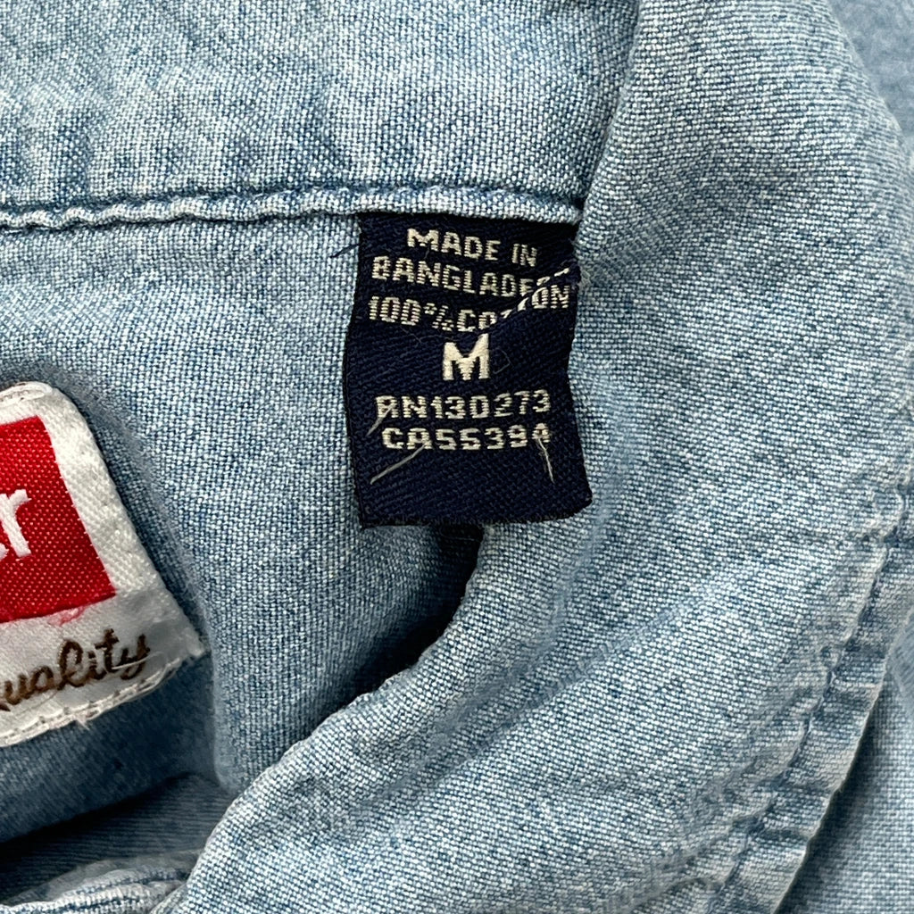 Wrangler Denim Shirt - Medium Blue Cotton - Image 3
