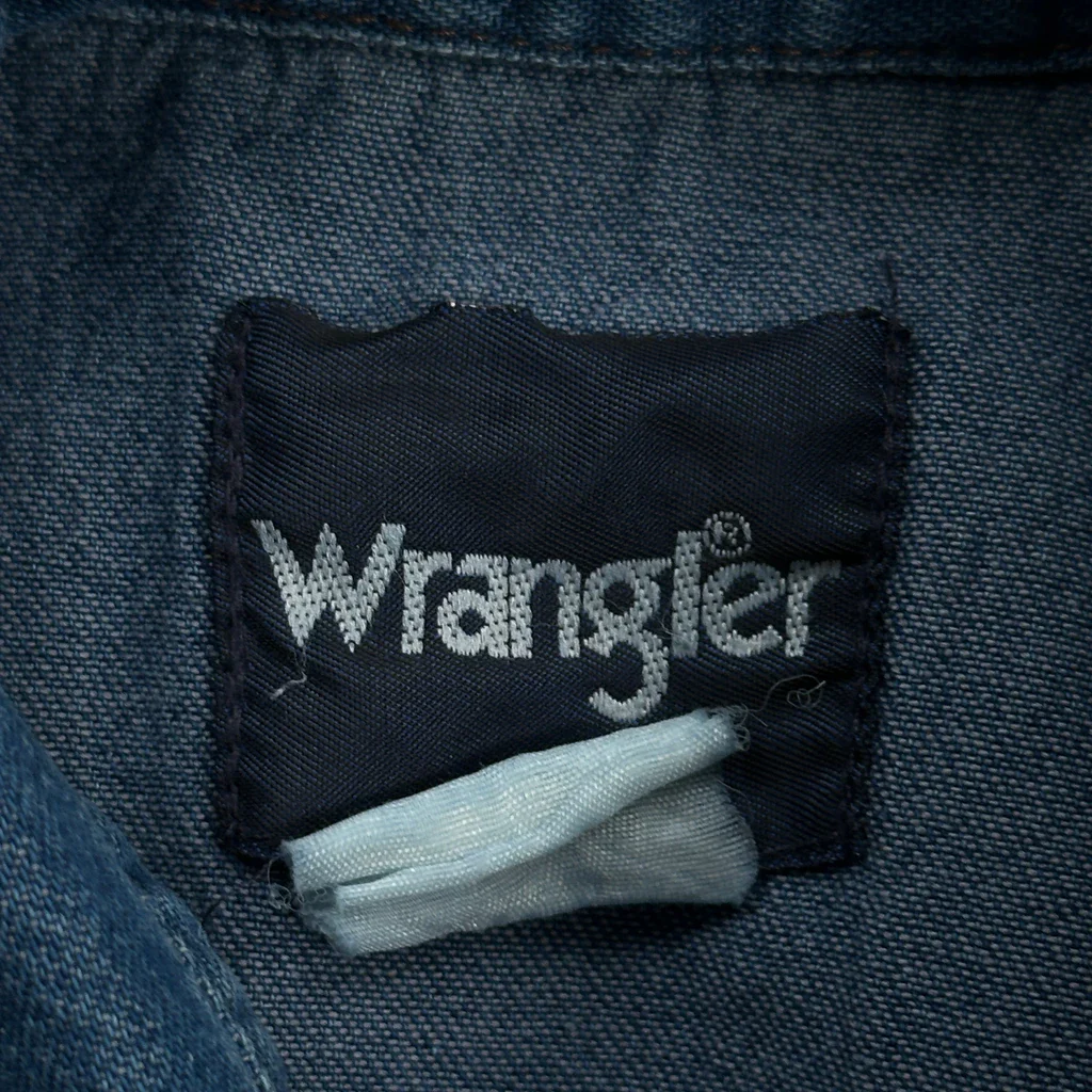 Wrangler Denim Shirt - Medium Blue Denim - Image 4