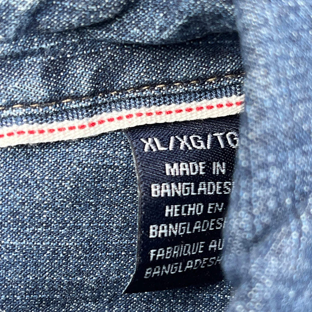 Wrangler Denim Shirt - XL Blue Cotton - Image 4