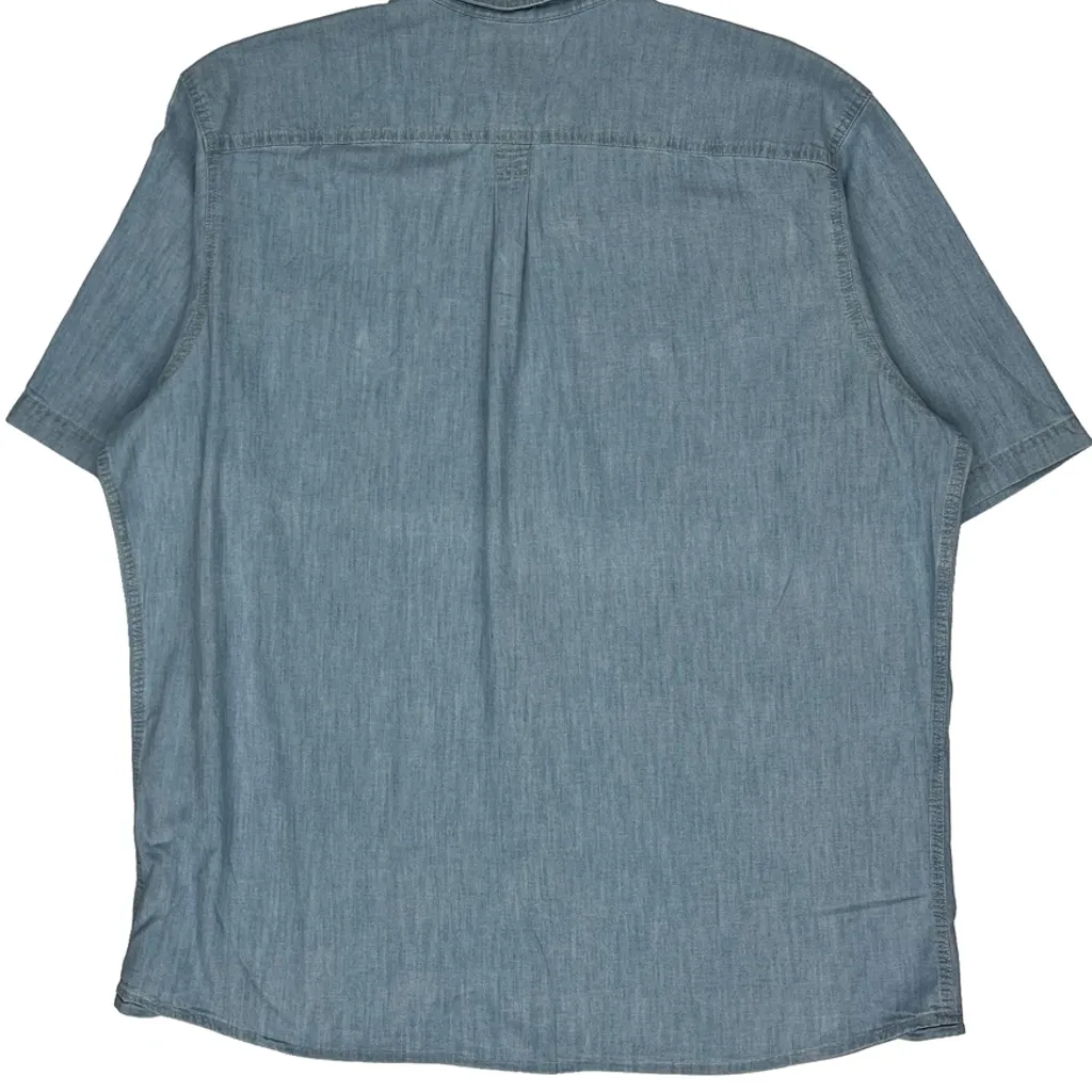 Wrangler Denim Shirt - XL Blue Cotton - Image 6