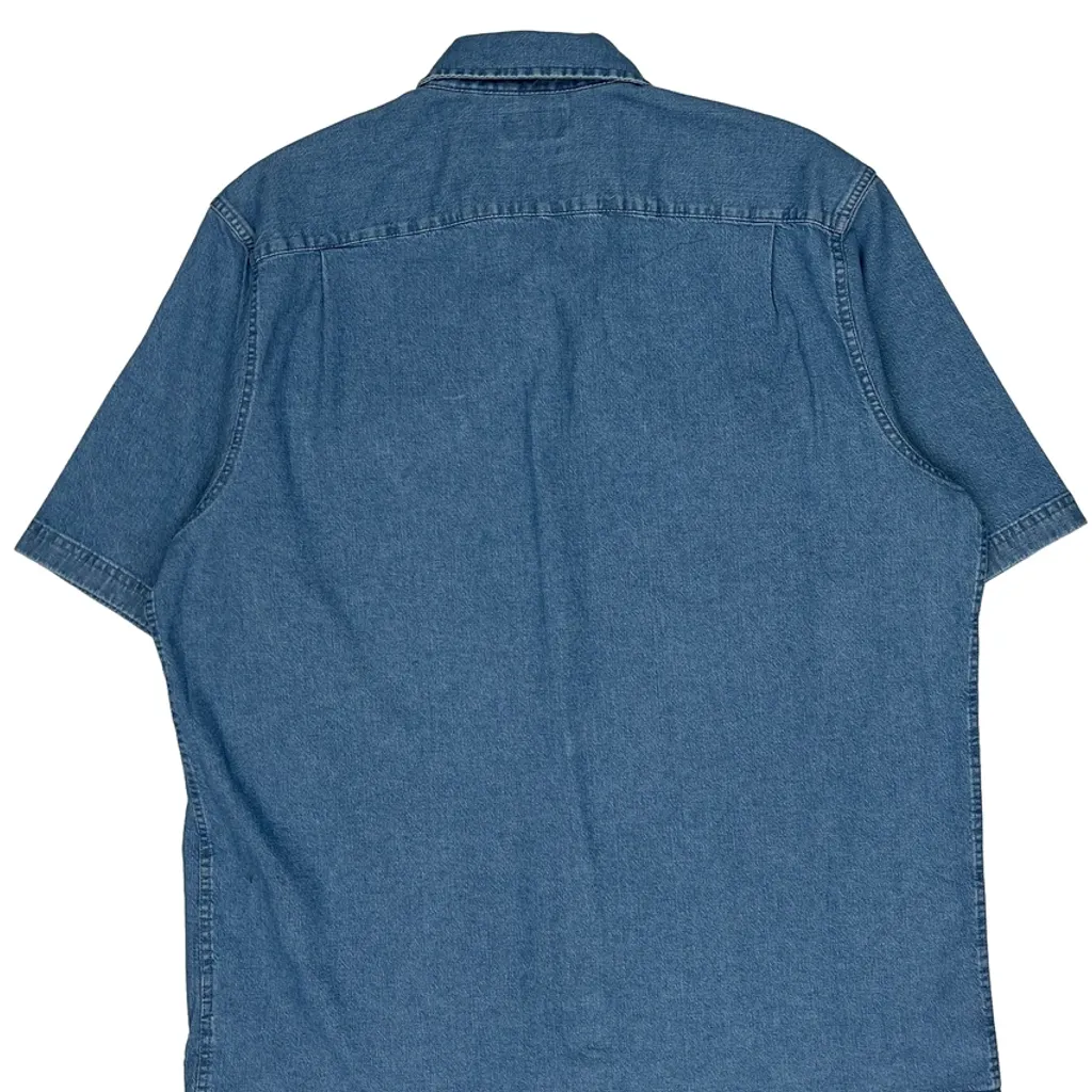 Wrangler Denim Shirt - XL Blue Cotton - Image 7