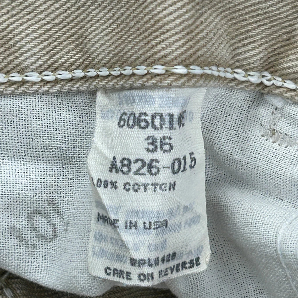 Wrangler Denim Shorts - 33W 9L Beige Cotton - Image 6