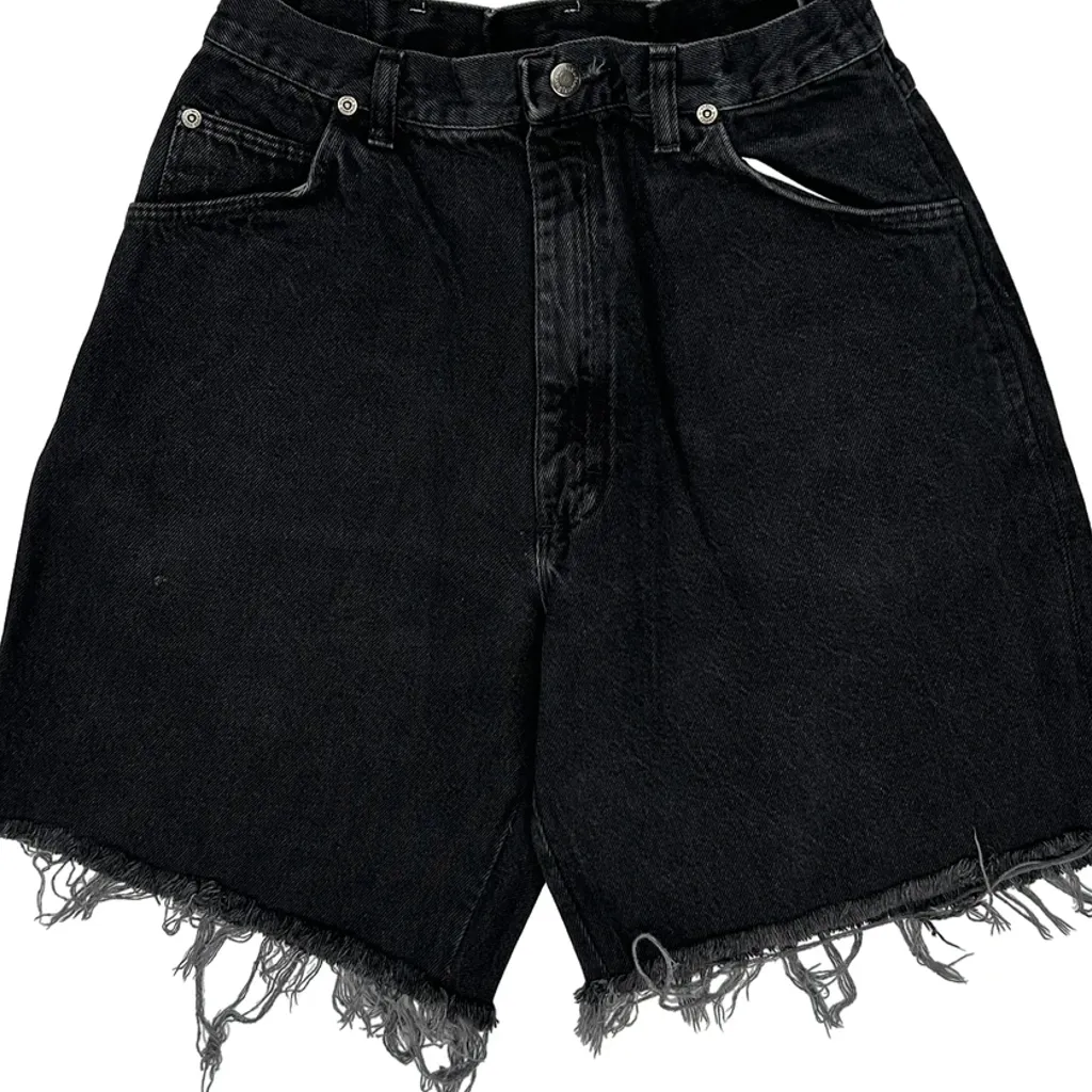 Wrangler Denim Shorts - 27W 9L Black Denim - Image 8