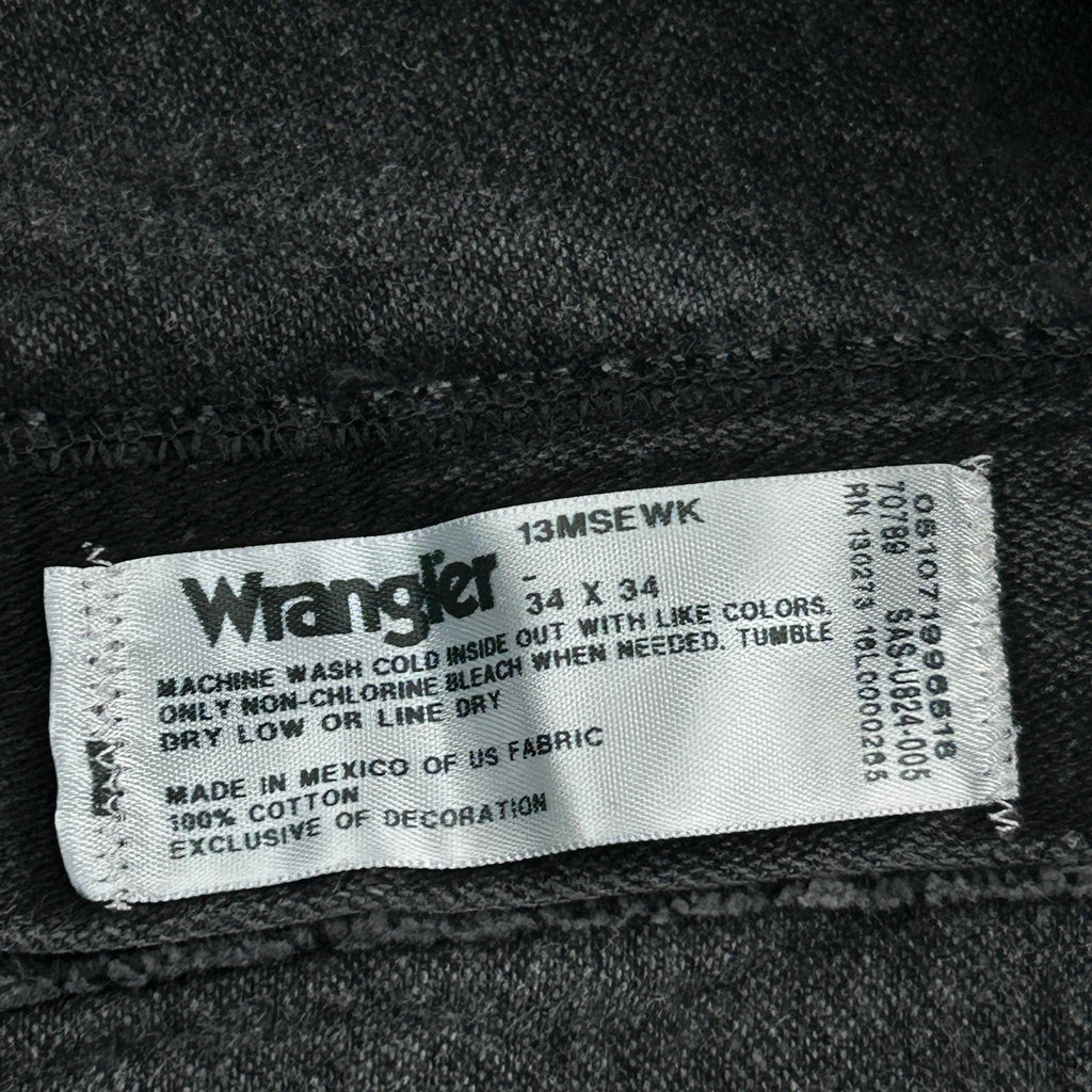 Wrangler Denim Shorts - 33W 10L Black Cotton - Image 6