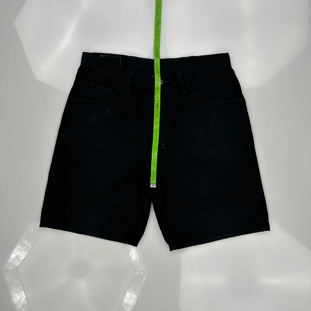 Wrangler Denim Shorts - 36W 8L Black Cotton - Image 4