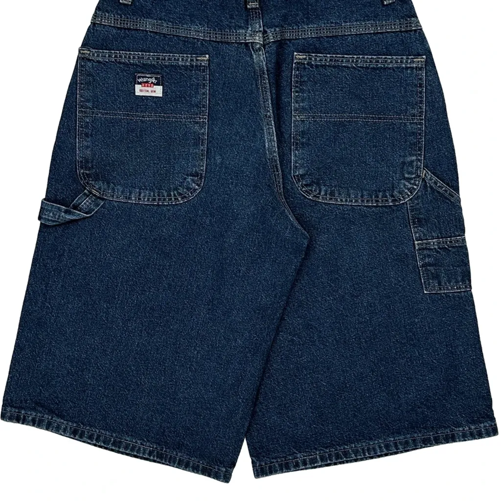 Wrangler Denim Shorts - 26W 11L Blue Denim - Image 7