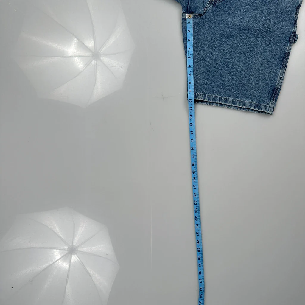 Wrangler Denim Shorts - 30W 10L Blue Denim - Image 5