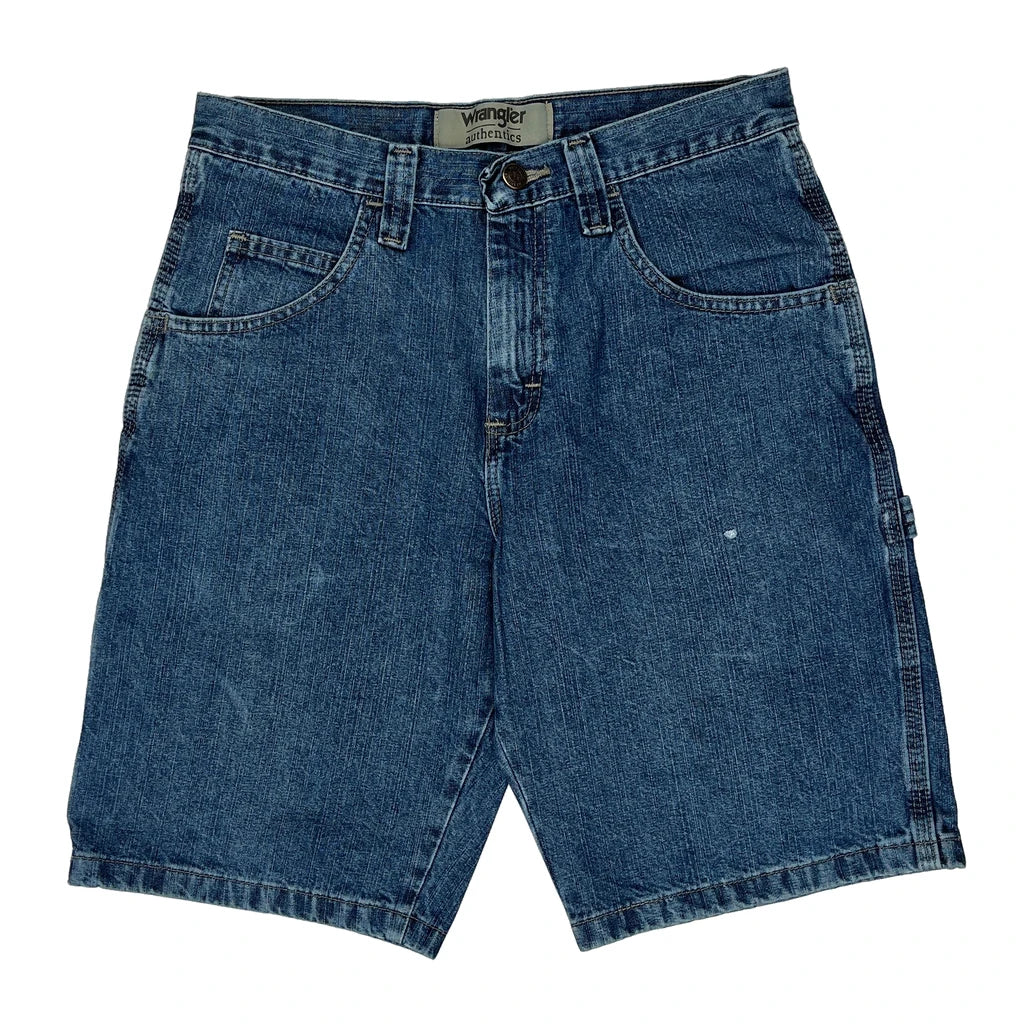 Wrangler Carpenter Denim Shorts - 30W 9L Blue Denim - Image 2