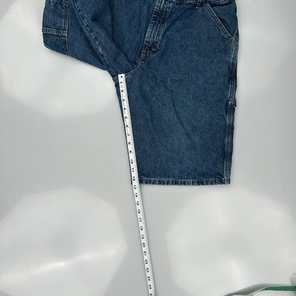 Wrangler Denim Shorts - 30W 11L Blue Denim - Image 5