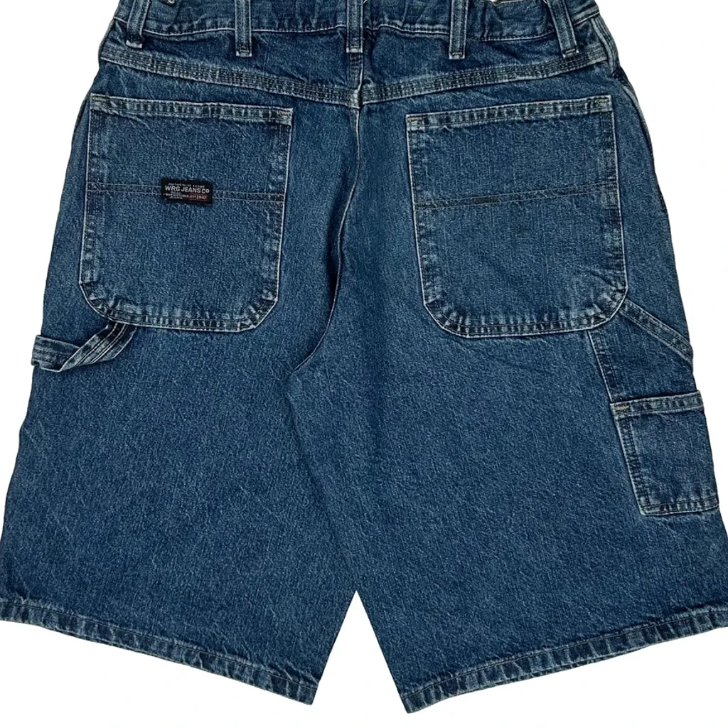 Wrangler Denim Shorts - 30W 11L Blue Denim - Image 8