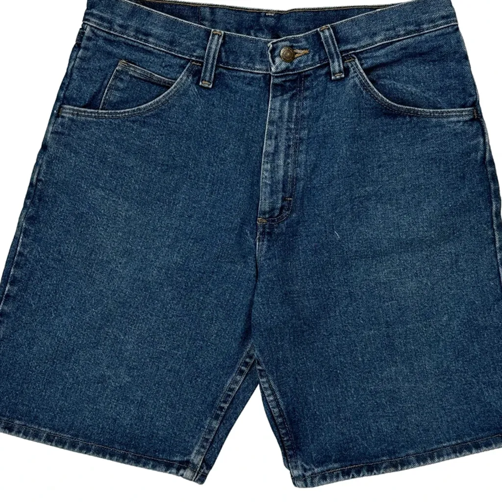 Wrangler Denim Shorts - 30W 9L Blue Cotton - Image 9