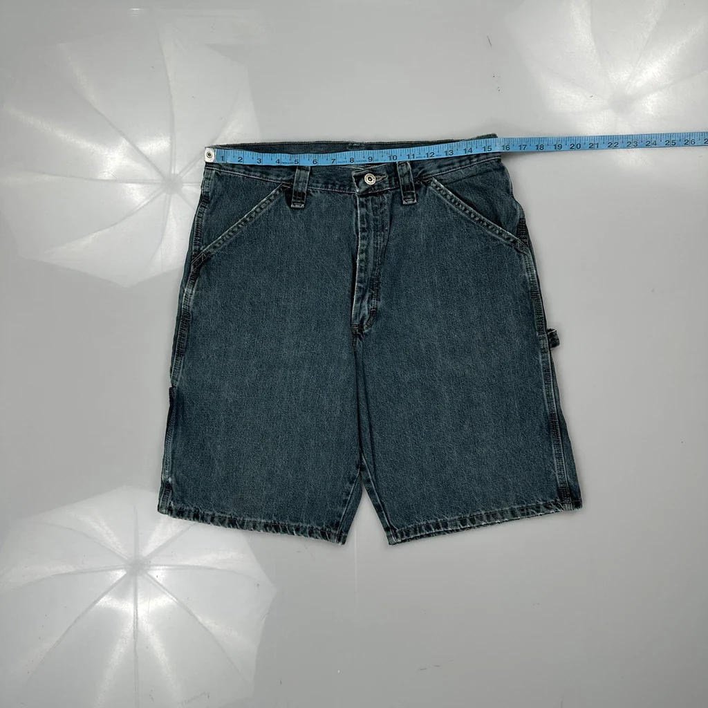 Wrangler Denim Shorts - 31W 9L Blue Cotton - Image 3