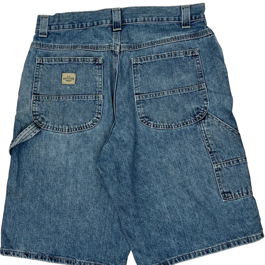 Wrangler Carpenter Denim Shorts - 31W 10L Blue Denim - Image 6