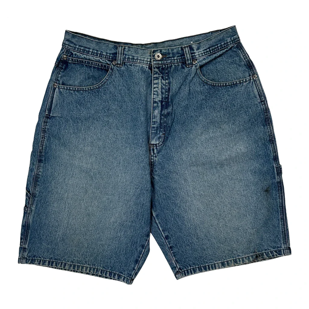 Wrangler Denim Shorts - 32W 10L Blue Denim - Image 2