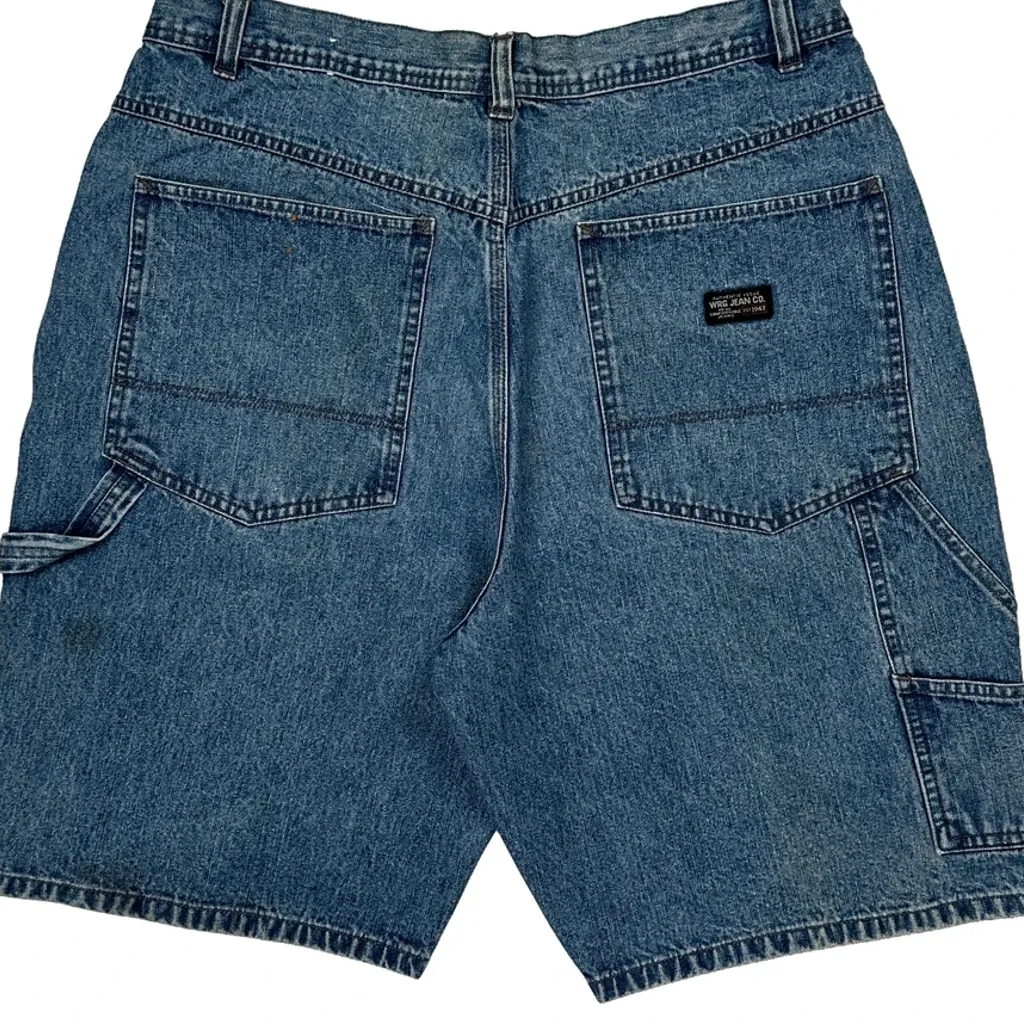 Wrangler Denim Shorts - 32W 10L Blue Denim - Image 6