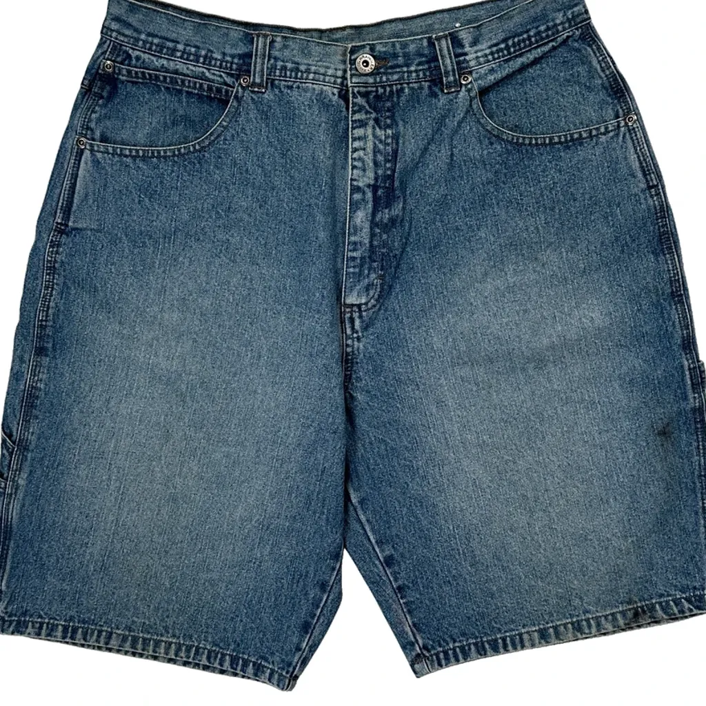 Wrangler Denim Shorts - 32W 10L Blue Denim - Image 9