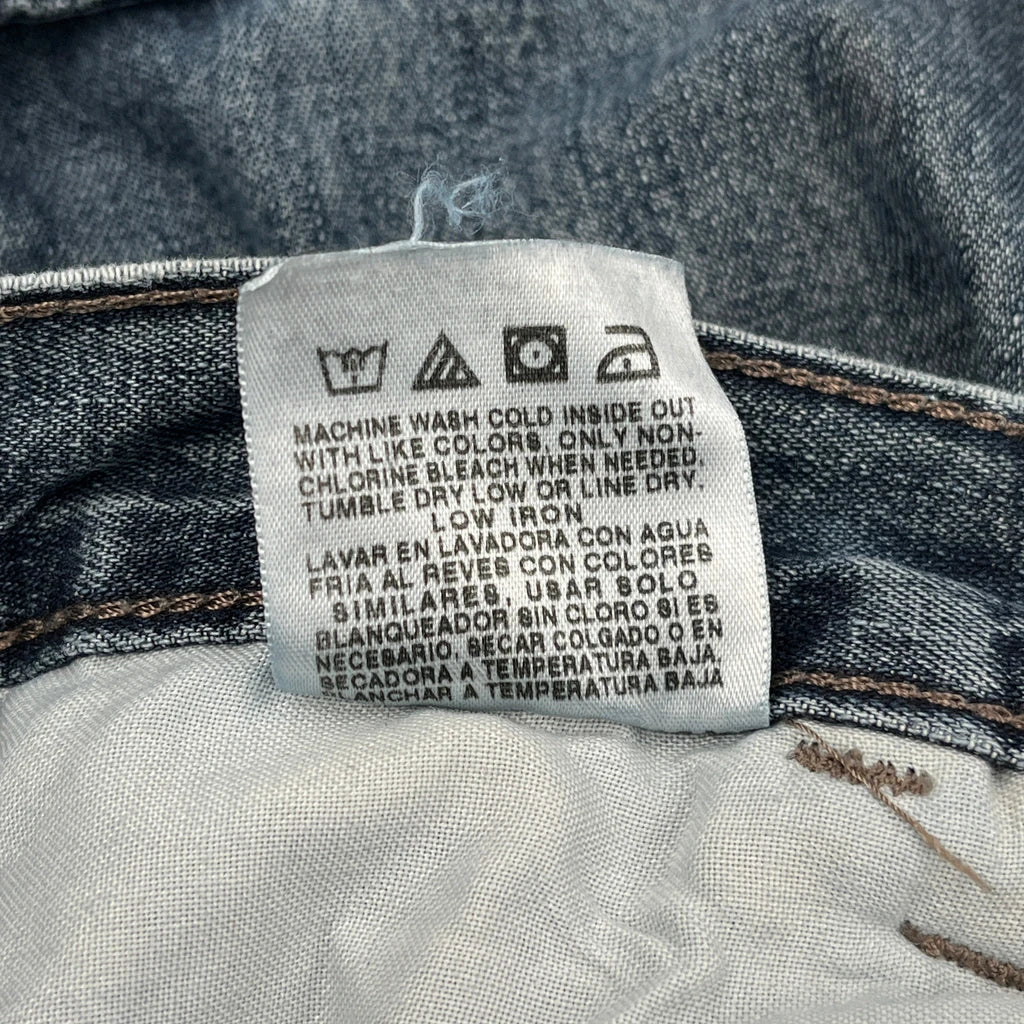 Wrangler Cargo Denim Shorts - 32W 10L Blue Denim - Image 6