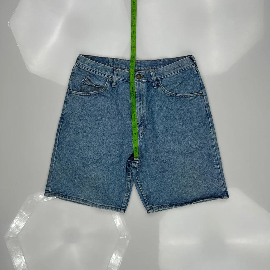 Wrangler Denim Shorts - 32W 9L Blue Cotton - Image 4