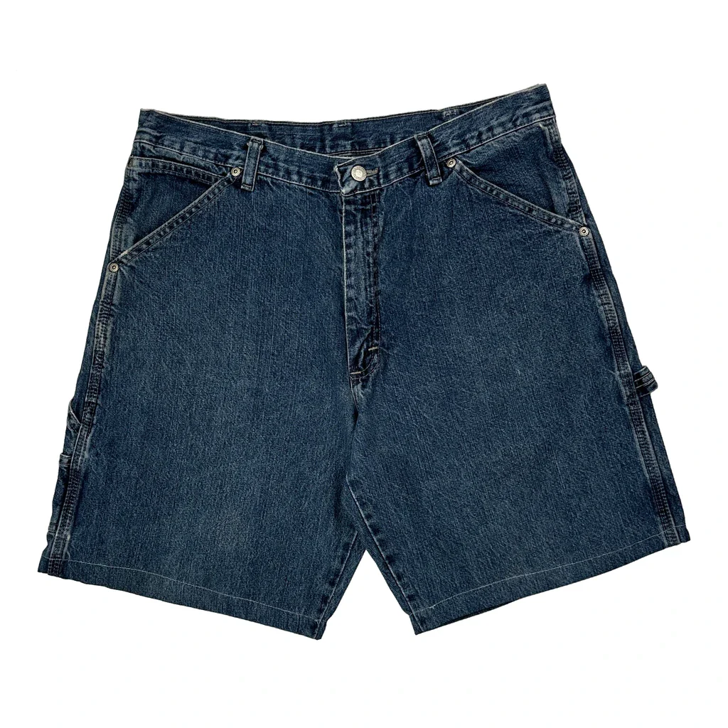 Wrangler Denim Shorts - 32W 10L Blue Cotton - Image 2