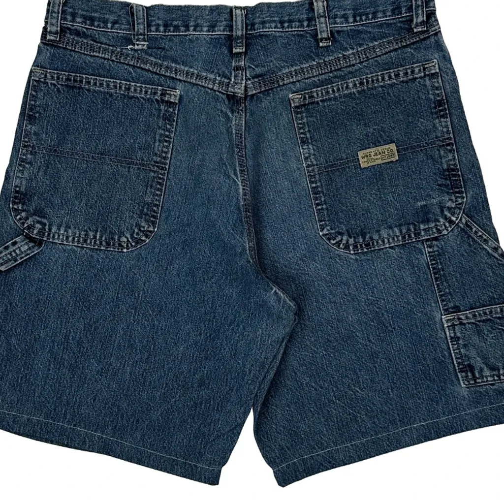 Wrangler Denim Shorts - 32W 10L Blue Cotton - Image 8