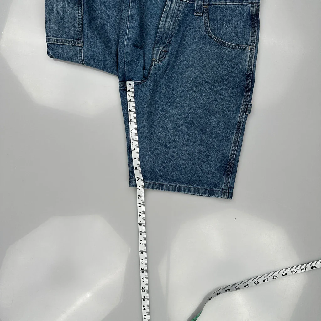 Wrangler Denim Shorts - 32W 11L Blue Denim - Image 5