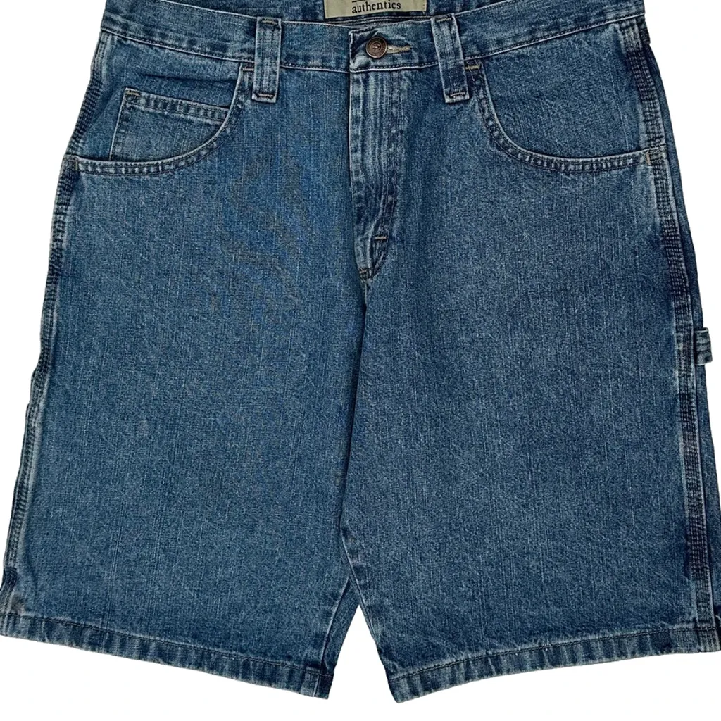 Wrangler Denim Shorts - 32W 11L Blue Denim - Image 9
