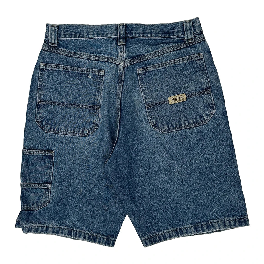 Wrangler Denim Shorts - 32W 10L Blue Denim
