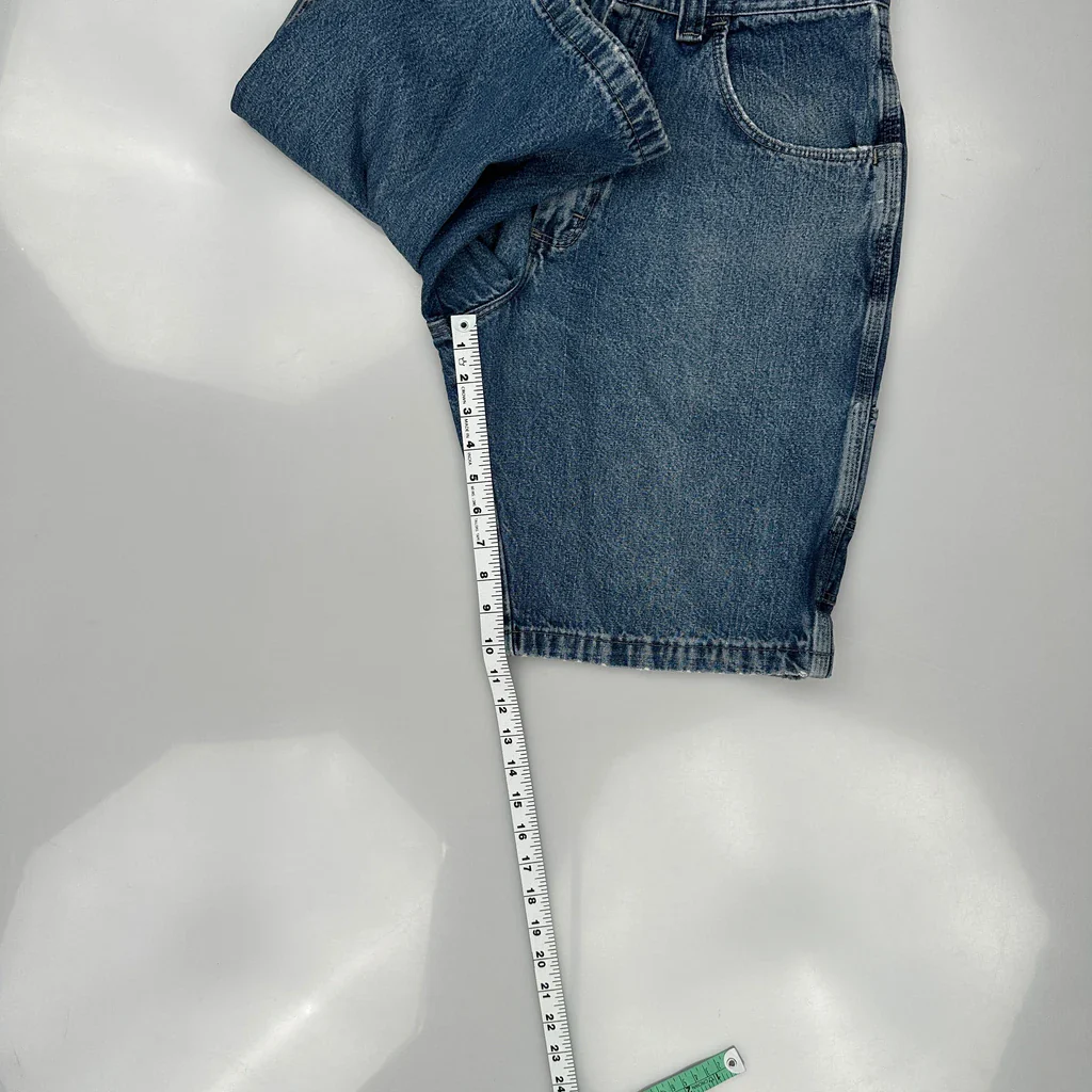 Wrangler Denim Shorts - 32W 10L Blue Denim - Image 5
