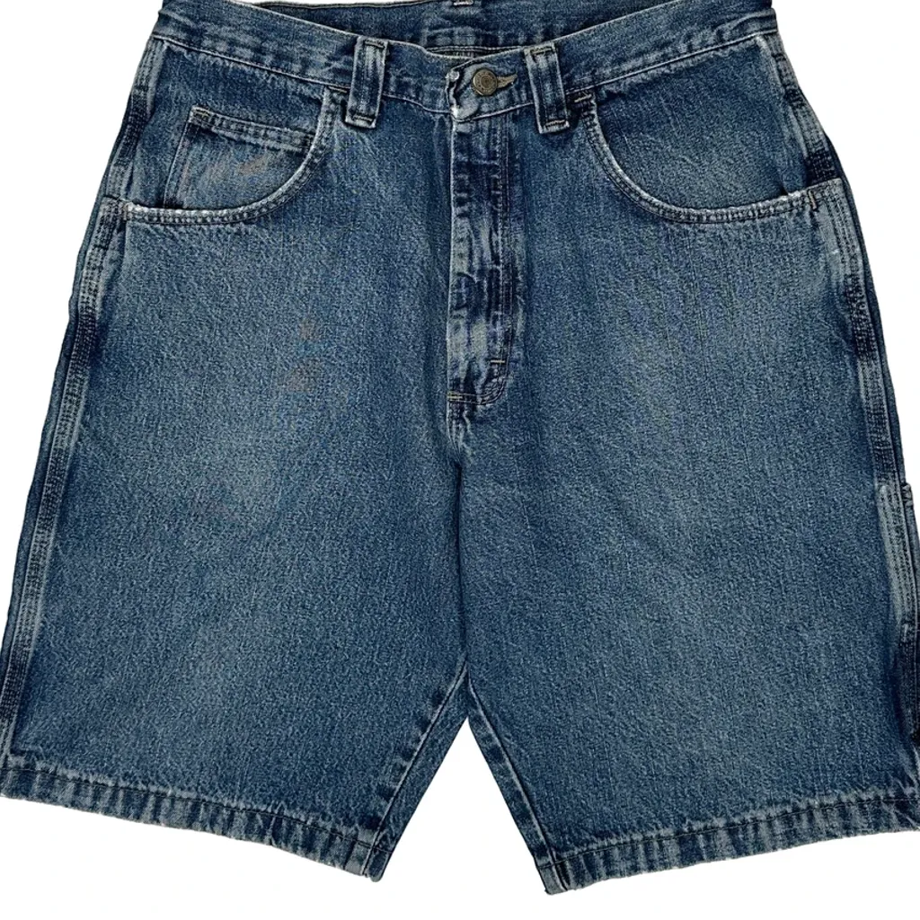 Wrangler Denim Shorts - 32W 10L Blue Denim - Image 8