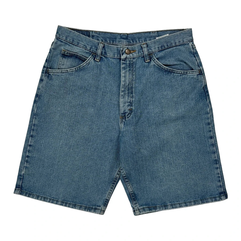 Wrangler Denim Shorts - 32W 9L Blue Cotton - Image 2