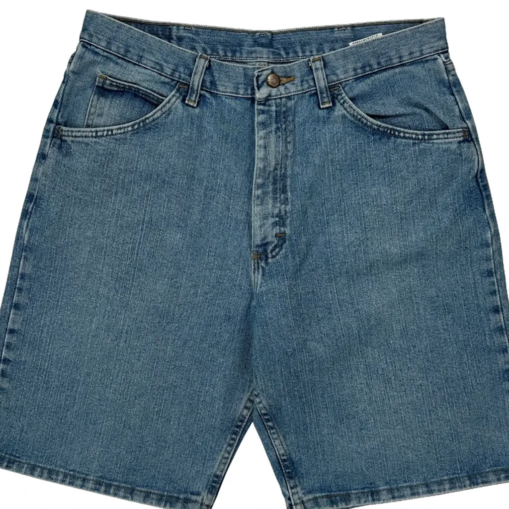 Wrangler Denim Shorts - 32W 9L Blue Cotton - Image 9
