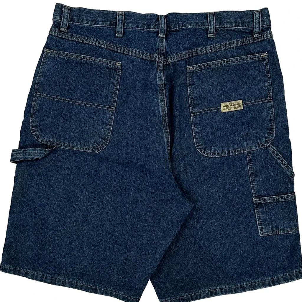 Wrangler Denim Shorts - 33W 9L Blue Cotton - Image 7