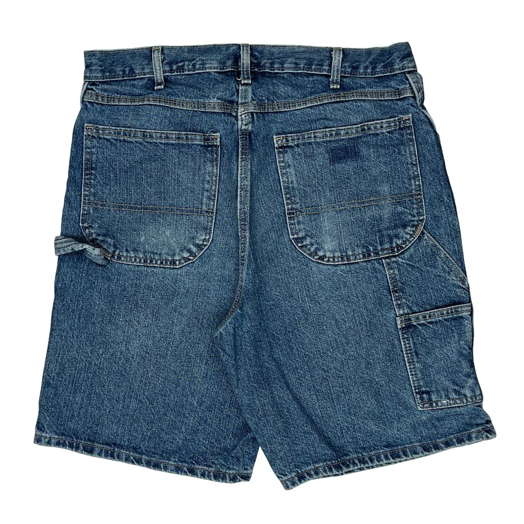 Wrangler Denim Shorts - 33W 9L Blue Cotton