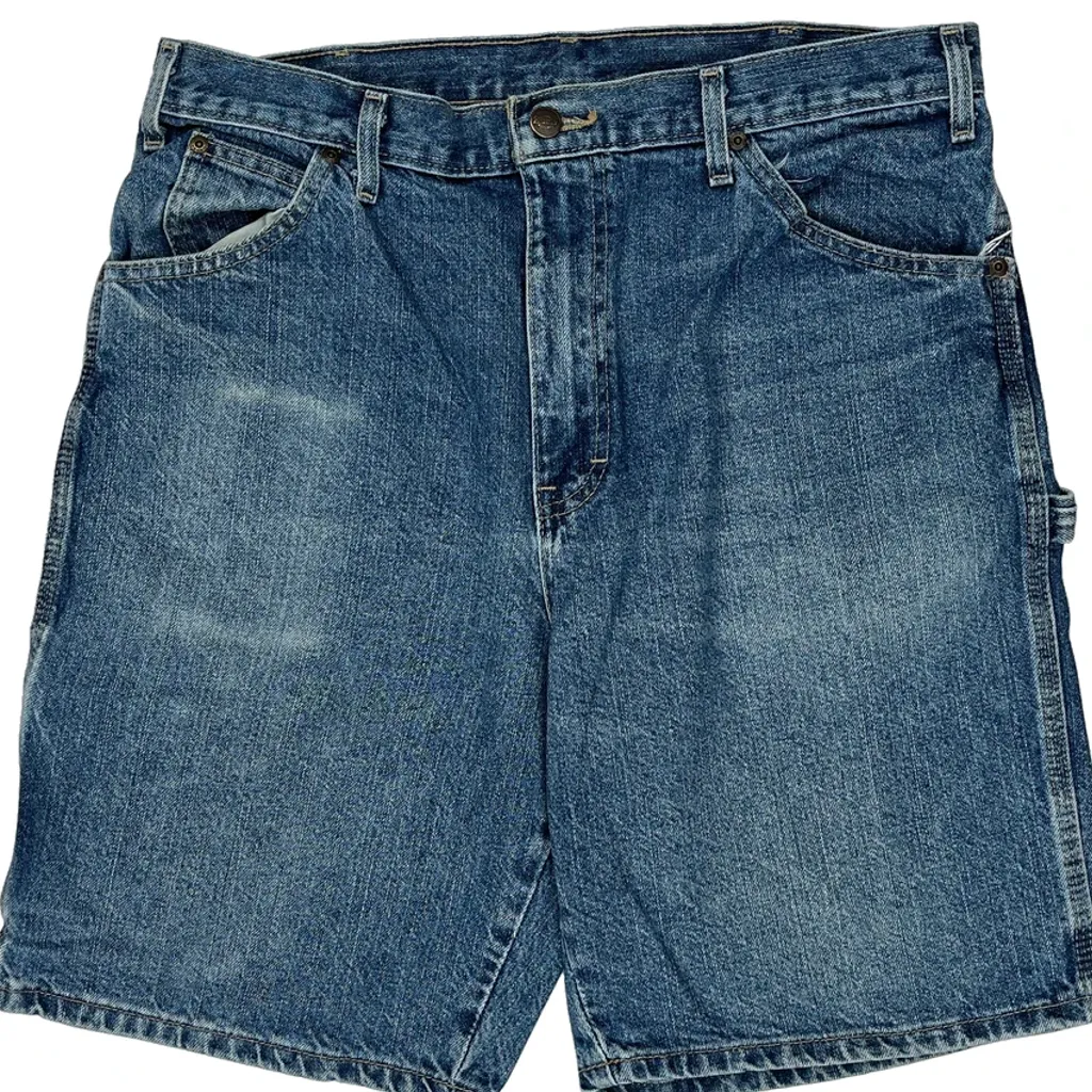 Wrangler Denim Shorts - 33W 9L Blue Cotton - Image 10