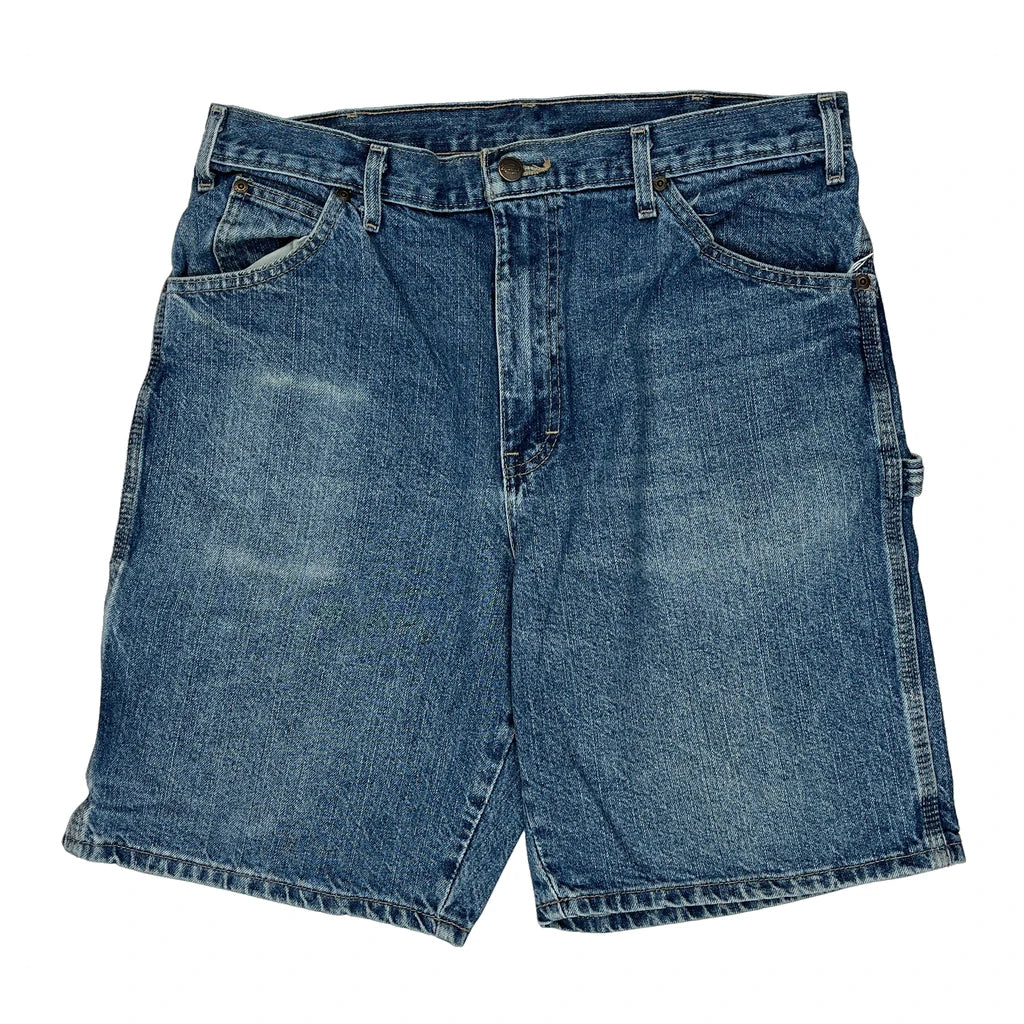 Wrangler Denim Shorts - 33W 9L Blue Cotton - Image 2