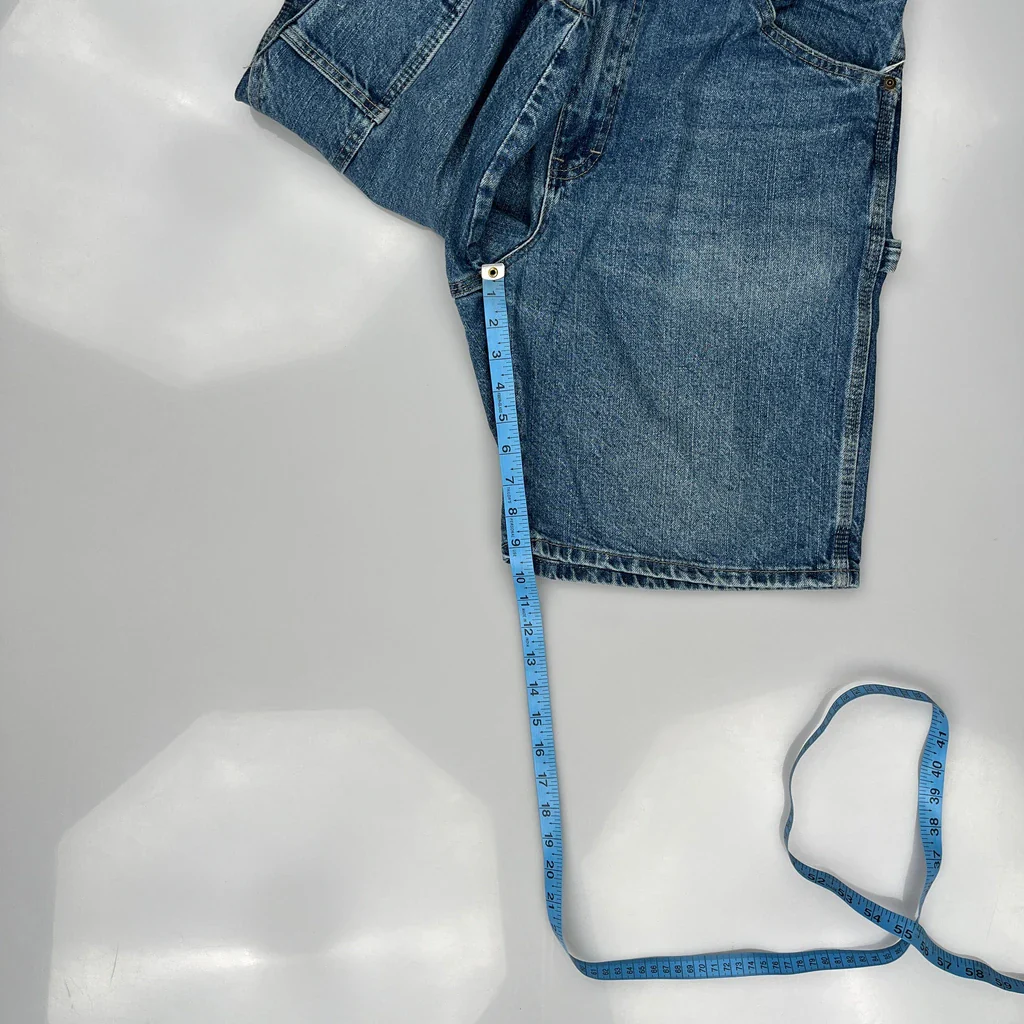 Wrangler Denim Shorts - 33W 9L Blue Cotton - Image 5