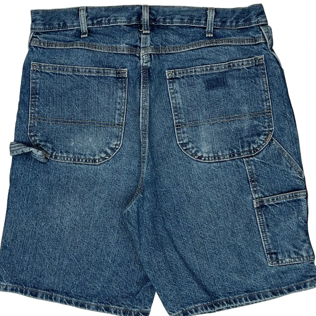 Wrangler Denim Shorts - 33W 9L Blue Cotton - Image 7